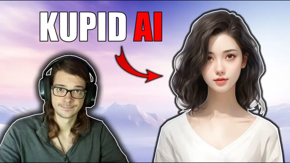 Thumbnail of the YouTube video “The AI Girlfriend App to RULE them ALL... | Kupid AI” (Obscure Nerd channel)